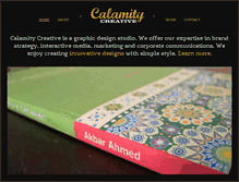 Tablet Screenshot of calamitycreative.com